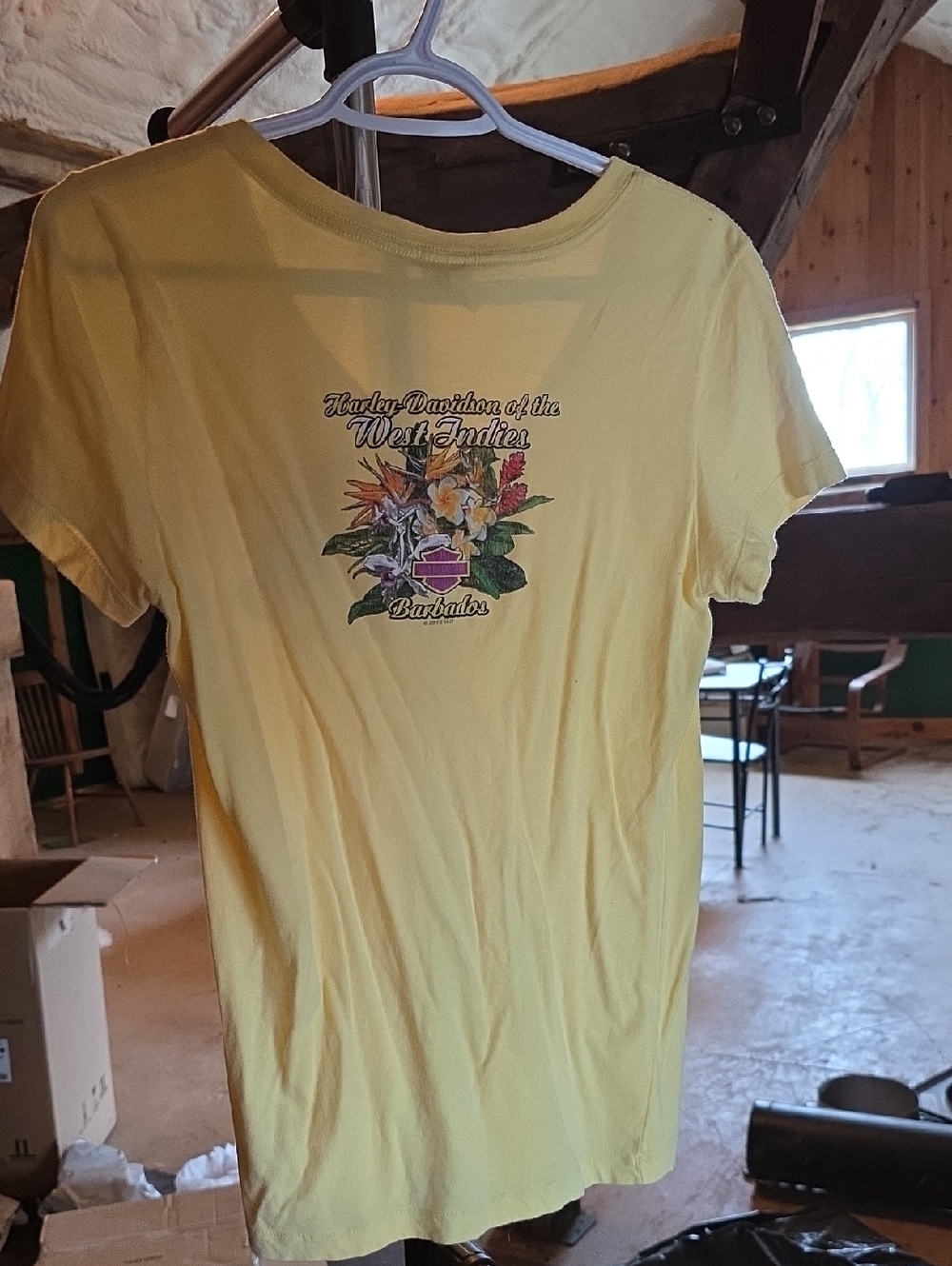 Harley-Davidson Yellow Tropical Graphic Tee